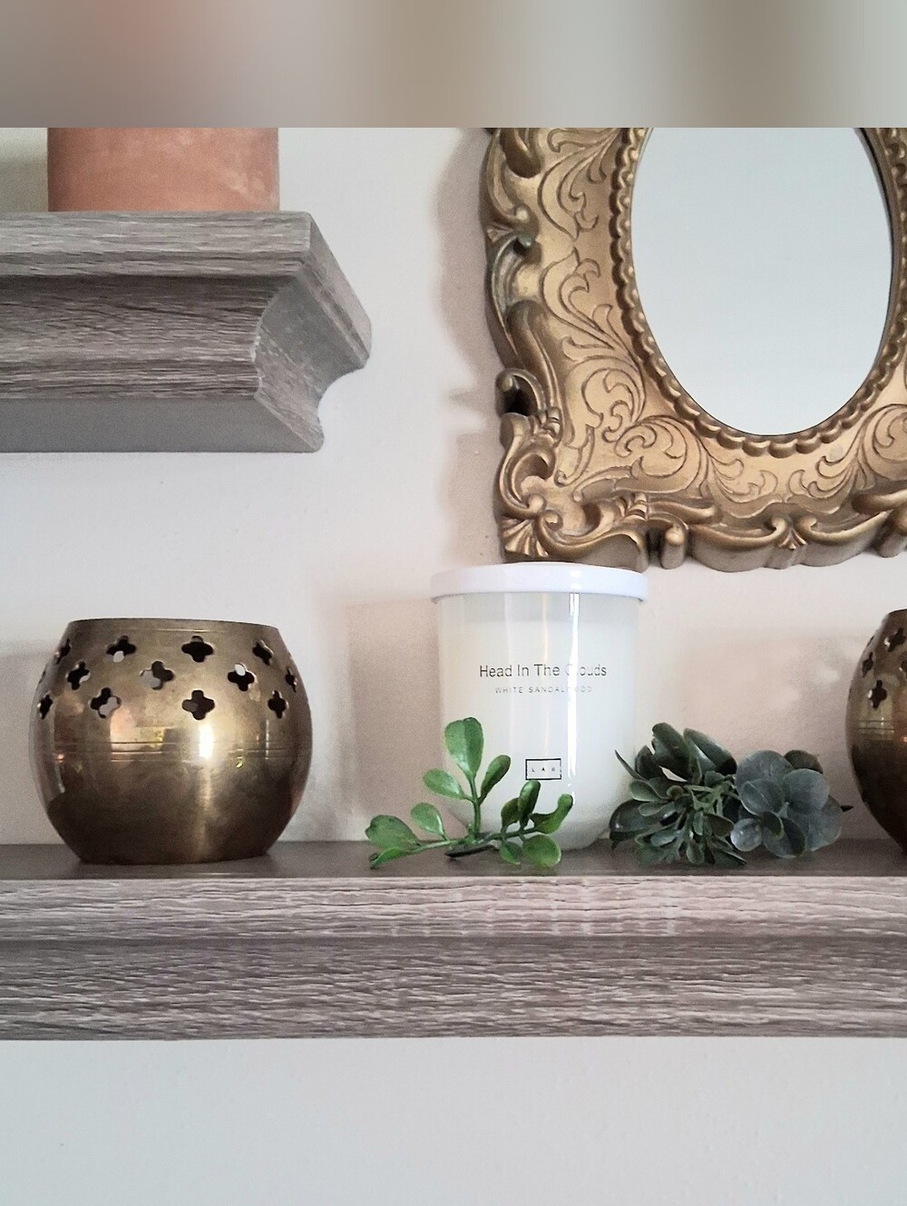 Set Of 2 Vintage Brass Tea Light Holders